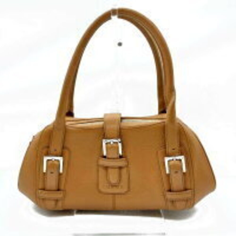 Loewe Senda handbag horizontal brown leather